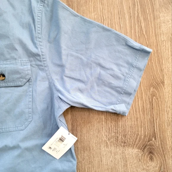 BRAND NEW Wrangler All Day Confort Short Sleeve Button Up Shirt Men's Sz Medinm - Picture 4 of 5